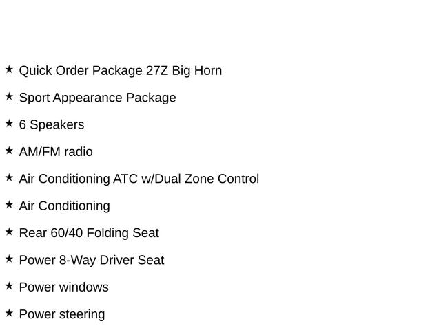 2023 Ram 1500 Big Horn/Lone Star Truck Crew Cab
