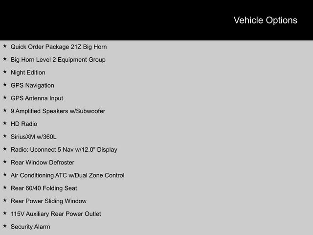 2025 Ram 1500 Big Horn/Lone Star Truck Crew Cab
