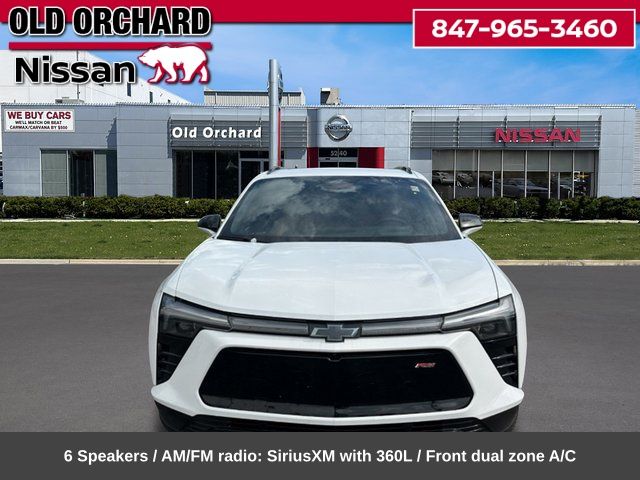 Used 2024 Chevrolet Blazer EV RS with VIN 3GNKDCRJ3RS212527 for sale in Skokie, IL