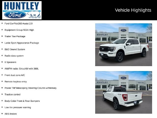 2023 Ford F-150 Lariat Truck SuperCrew Cab