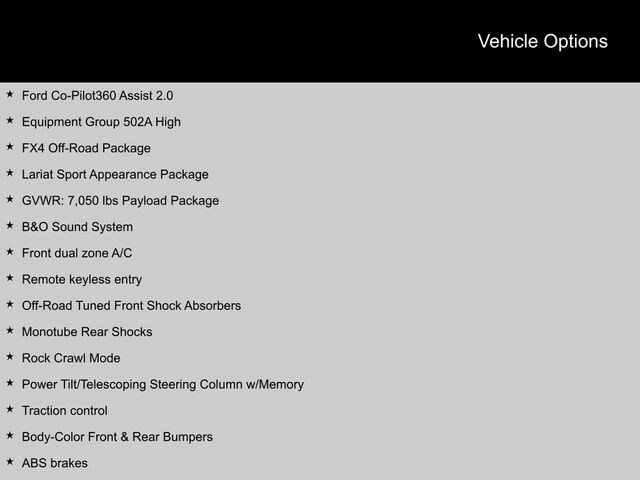 2023 Ford F-150 Lariat Truck SuperCrew Cab