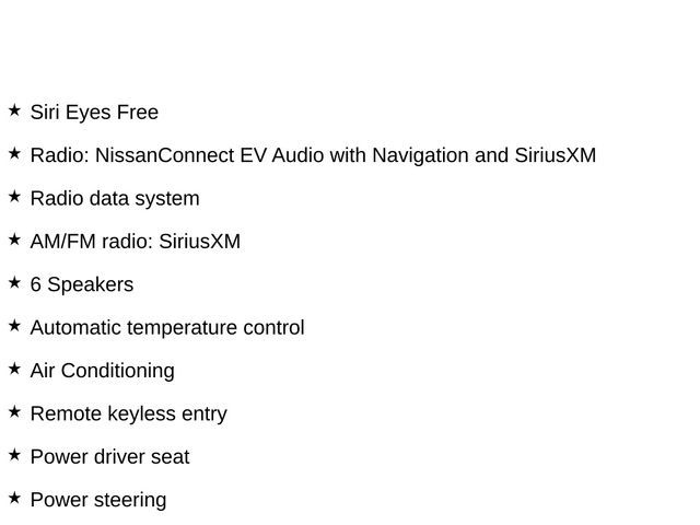 2025 Nissan LEAF SV Plus Hatchback
